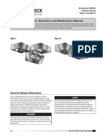 Installation, Operation and Maintenance Manual: Type II Type I