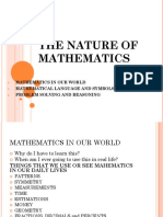 The Nature of Mathematics