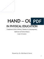 Hand - Outs: in Physical Education