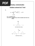 Analog Communication Solution For 2nd Test