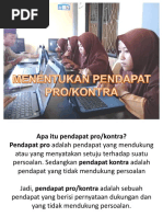 6 Menetukan Pendapat Pro Kontra