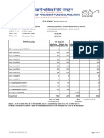 Demo of PF Passbook