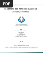 Glossaire Des Termes Douaniers Internationaux PDF