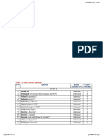 PART - A (Short Answer Questions) : S. No Blooms Taxonomy Level Course Outcome