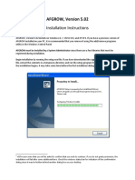 AFGROW V5 02 Installation Instructions PDF