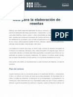 Guía para La Elaboración de Reseñas