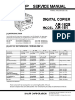 Sharp AR-164 Service Manual