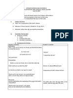 Detailed Lesson Plan in Science 9 Grade 10-Demeter, Nike, Dionysus, Hestia, Poseidon July 29, 2019 I. Objectives