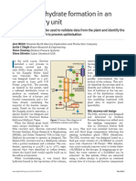 Hydrate Formation Countering in An NGL Recovery Unit