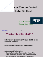 APC in Lube Processing