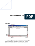 Ms Word