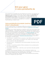 La Matrice BCG Pour Gérer Efficacement Votre Portefeuille de Produits