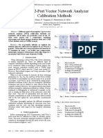 Calibration Methods For Vector Network Analyzer Calibration Methods