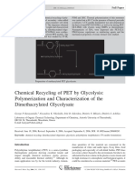 Chemical Recycling of PET by Glycolysis PDF