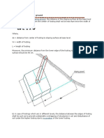 Foundation On Sloping Ground