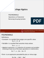 1polynomialsand Rational Expressions