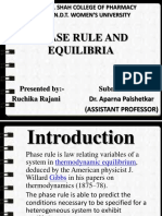 Phase Rule and Equilibria 