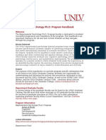 Experimental Psychology Ph.D. Program Handbook: Welcome