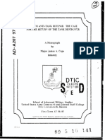 Cope J. 'Medium Anti-Tank Defence - The Case For The Return of The Tank Destroyer', 1989