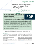 28533055: High ASMA Fibroblasts and Low Cytoplasmic HMGB1 Breast Cancer Cells Predict Poor Prognosis