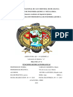 Practica de Laboratorio N°6 FUNCIONES QUIMICAS INORGANICAS