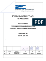 Sparkle Cleantech Pvt. Ltd. QC Procedure: Rev Date Purpose of Issue Prepared by Checked by Approved by