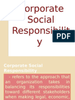 Corporate Social Responsibility