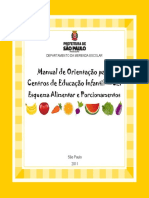 Manual Orientativo - Esquema Alimentar