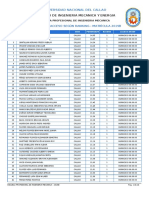 Ranking para Matrícula Fime Unac