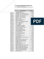 Pulsar Spare Parts Price