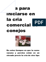 Guia para Iniciarse en La Cria de Conejos