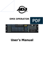 User's Manual: DMX Operator 384