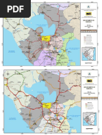 Mapa de La Red Vial en Managua