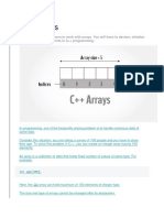 C++ Arrays Tutorial