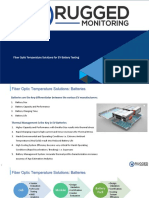 Fiber Optic Temperature Sensor For EV Battery Testing