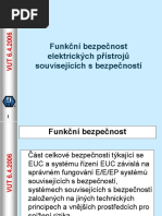 Funkční Bezpečnost Elektrických Přístrojů Souvisejících S Bezpečností