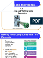 Naming and Writing Ionic Formulas