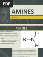 Amines: Group 8