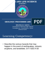 Geologic Processes and Hazards: Quarter I