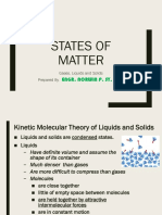 States of Matter: Engr. Norwin P. Sy, R.N