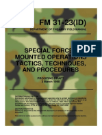 Special Forces Mounted Operations - FM 31-23D