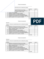 Pauta de Evaluación