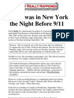 FEMA Was in New York The Night Before 9/11