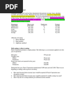 Departmental Overhead: Allocate Cost Using 1. Direct Method 2. Step Method 3. Algebraic Method