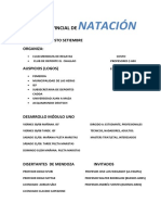 Clínica Provincial de Natación Modulo 1