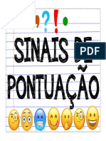 Cartaz Sinais de Pontuação