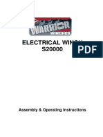 Warrior Samurai 20000 Winch User Manual