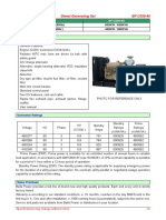 Diesel Generating Set BF-C550-60: Standby Power 60Hz 500KW / 625KVA Prime Power 60Hz 450KW / 562KVA