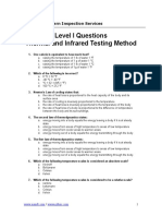 Level I Questions Thermal and Infrared Testing Method: Southern Inspection Services