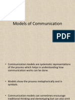 Models of Communication